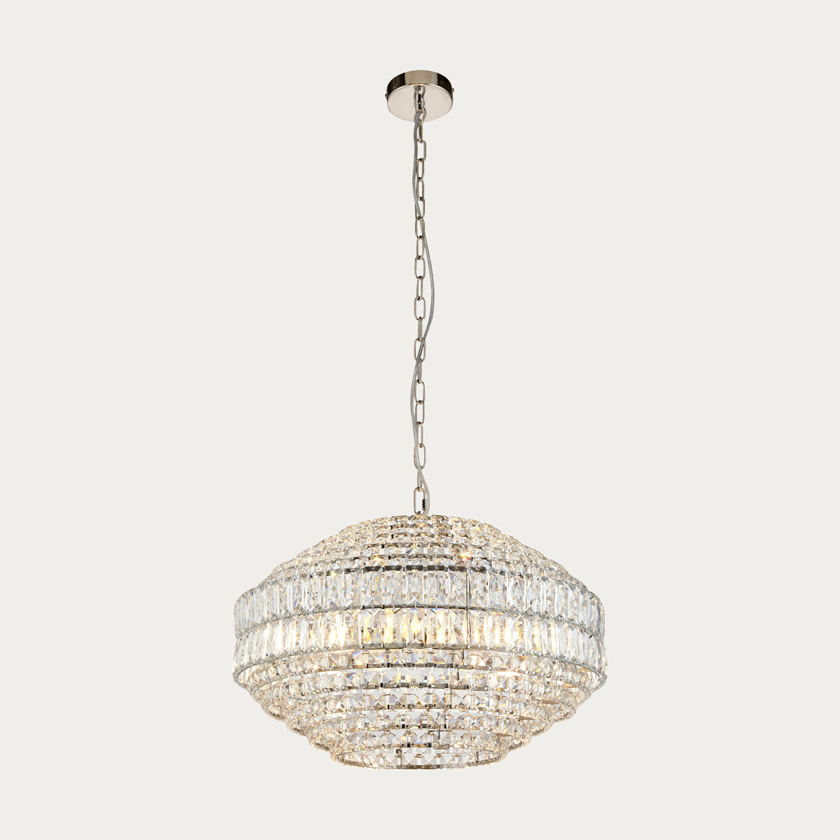 Esme Pendant in Bright Nickel