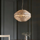 Esme Pendant in Bright Nickel