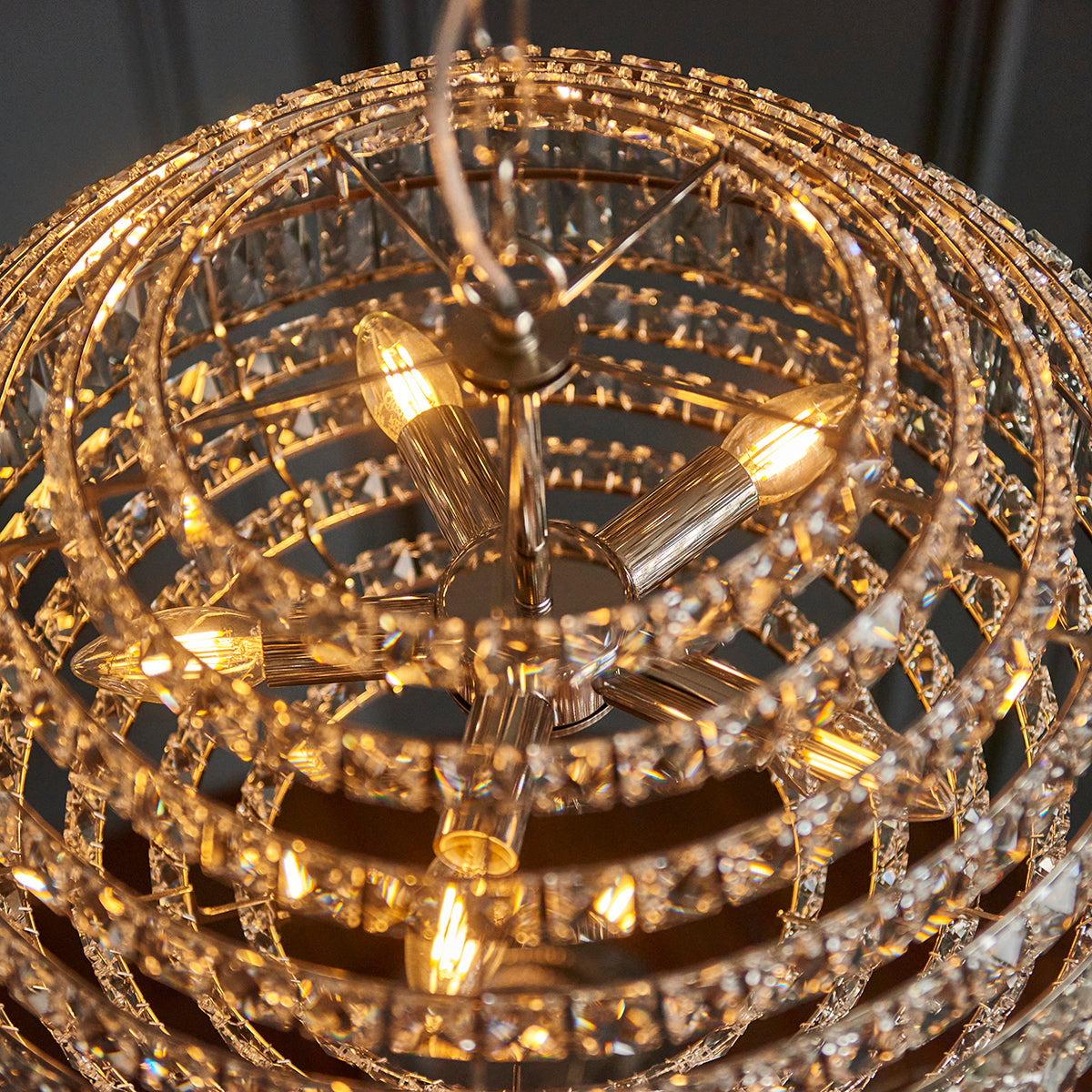 Esme Pendant in Bright Nickel