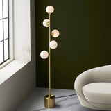 Selene Opal Sphere Floor Lamp