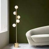 Selene Opal Sphere Floor Lamp