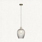 Bright nickel plate & ribbed glass Regular
