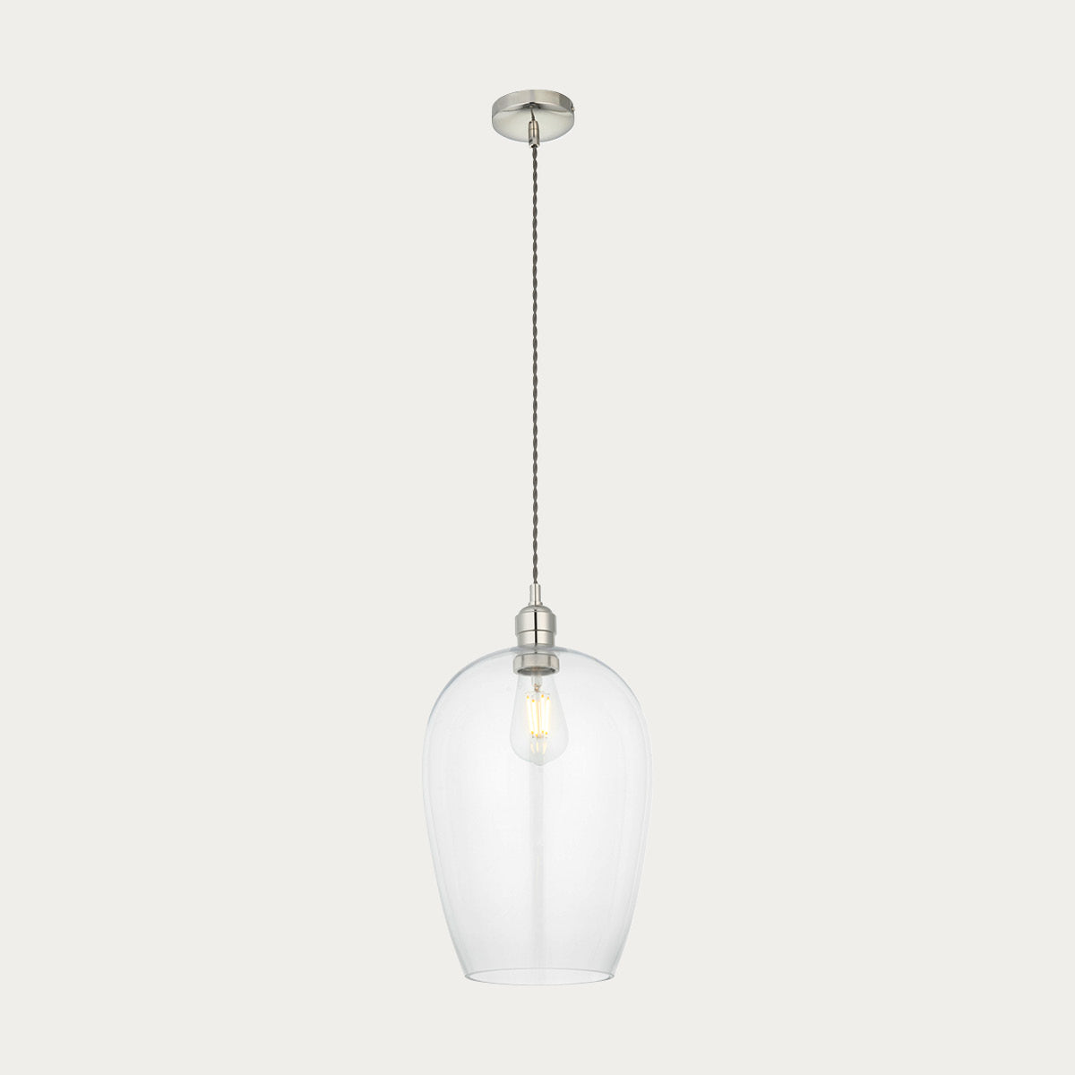 Bright nickel plate Large