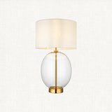 Satin brass plate with vintage white fabric
