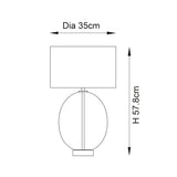 Satin brass plate with vintage white fabric