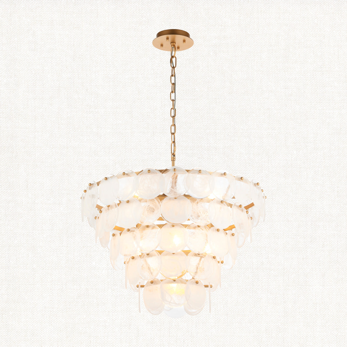 Jolie Multi-Layered Textured Pendant