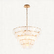 Jolie Multi-Layered Textured Pendant