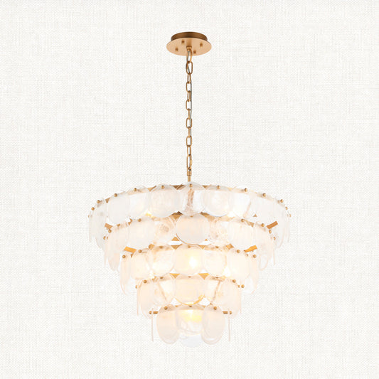 Jolie Multi-Layered Textured Pendant