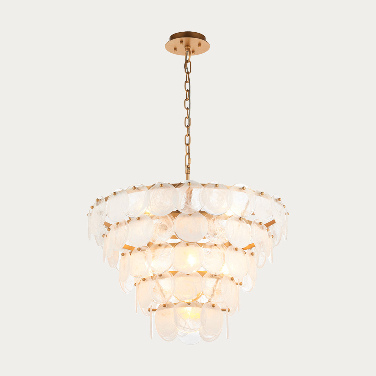 Jolie Multi-Layered Textured Pendant