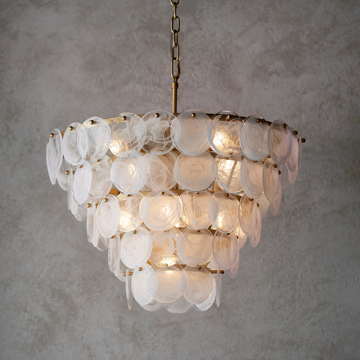 Jolie Multi-Layered Textured Pendant