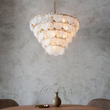 Jolie Multi-Layered Textured Pendant