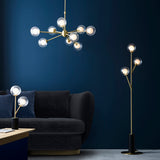 Ariella Frosted Glass Table Light in Satin Brass