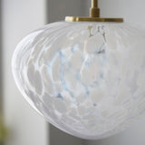 Bolota Confetti Glass Single Pendant in Satin Brass