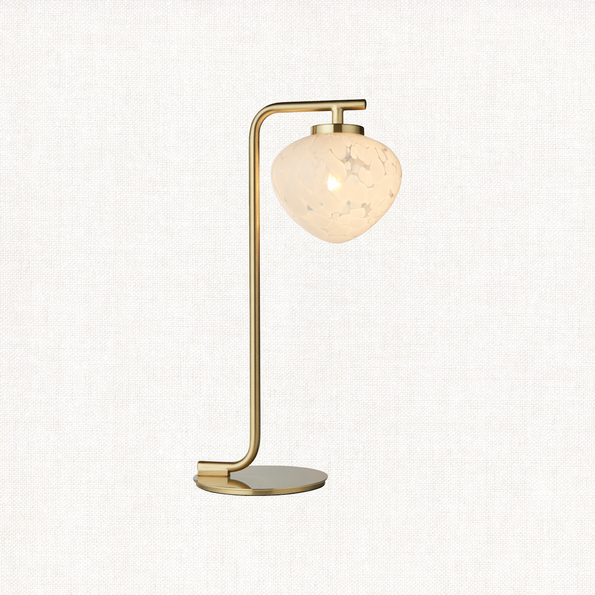 Bolota Confetti Glass Table Light in Satin Brass