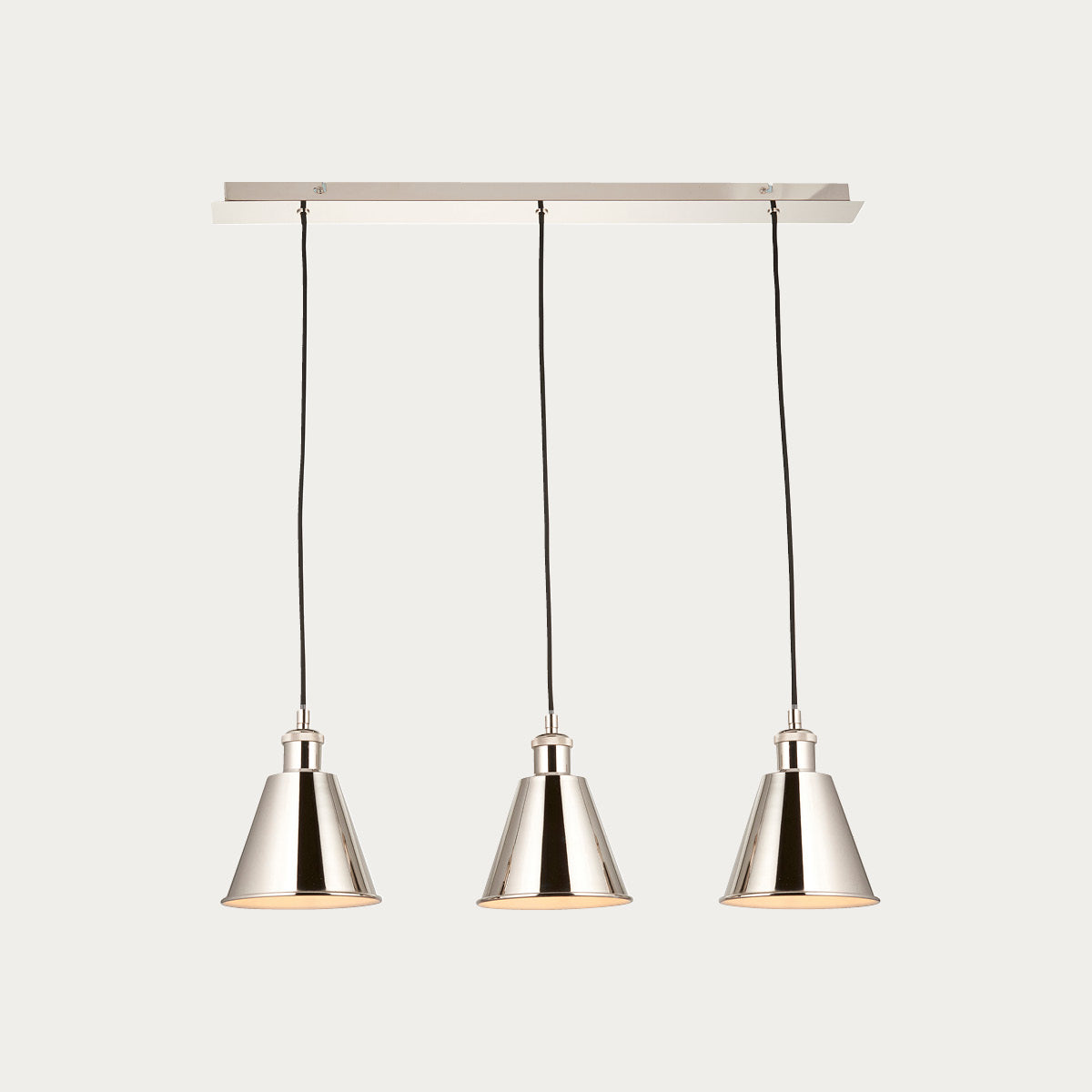 Felton Linear Pendant in Bright Nickel