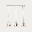 Felton Linear Pendant in Bright Nickel