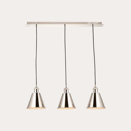 Felton Linear Pendant in Bright Nickel
