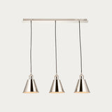 Felton Linear Pendant in Bright Nickel