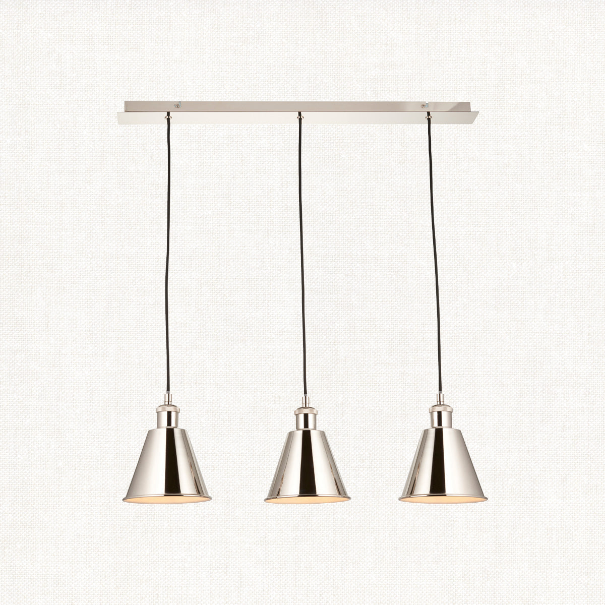 Felton Linear Pendant in Bright Nickel