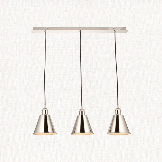 Felton Linear Pendant in Bright Nickel