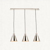 Felton Linear Pendant in Bright Nickel