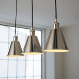 Felton Linear Pendant in Bright Nickel