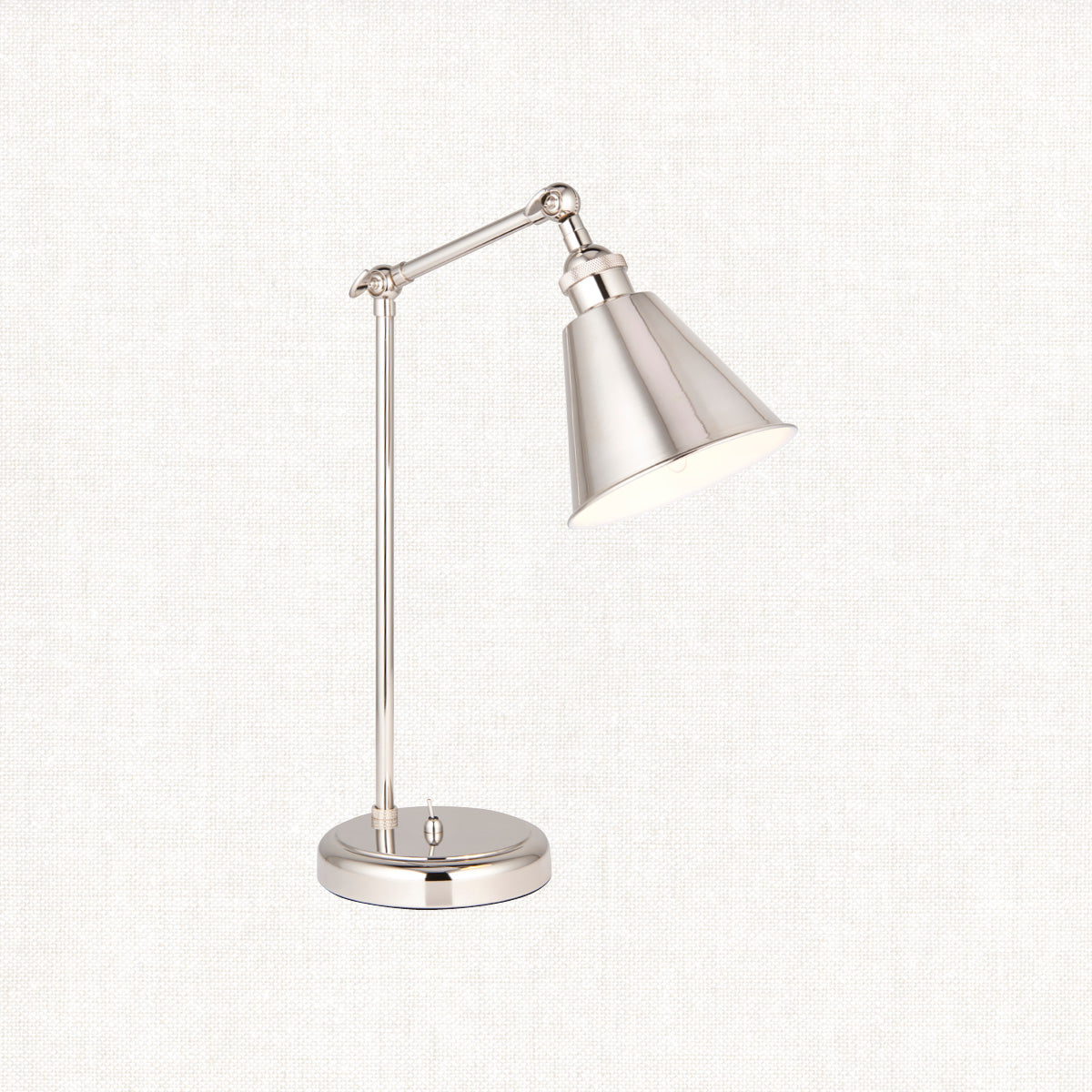 Felton Table Light in Bright Nickel