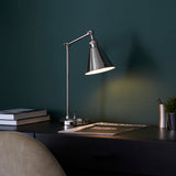 Felton Table Light in Bright Nickel