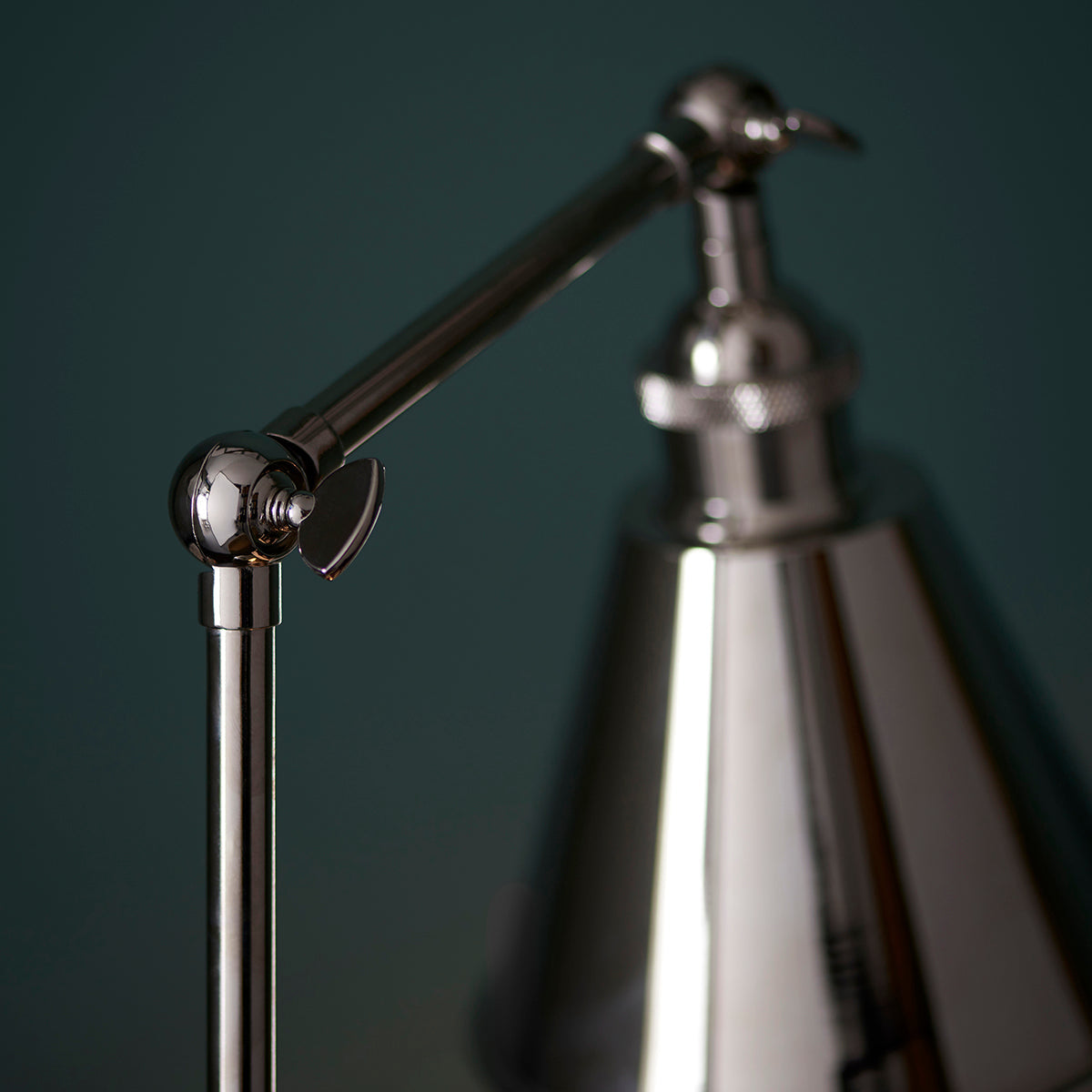 Felton Table Light in Bright Nickel