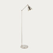 Felton Floor Light in Bright Nickel