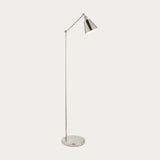 Felton Floor Light in Bright Nickel