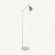 Felton Floor Light in Bright Nickel
