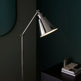 Felton Floor Light in Bright Nickel