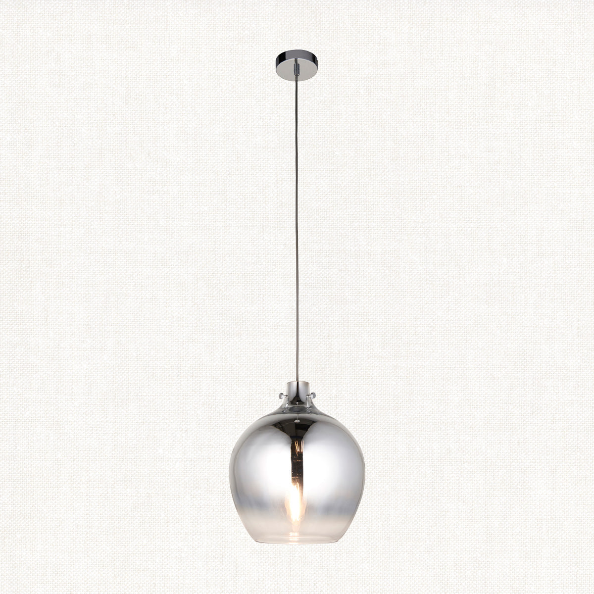 Zendaya Glass Pendant in Metallic Ombre