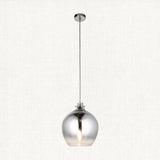Zendaya Glass Pendant in Metallic Ombre