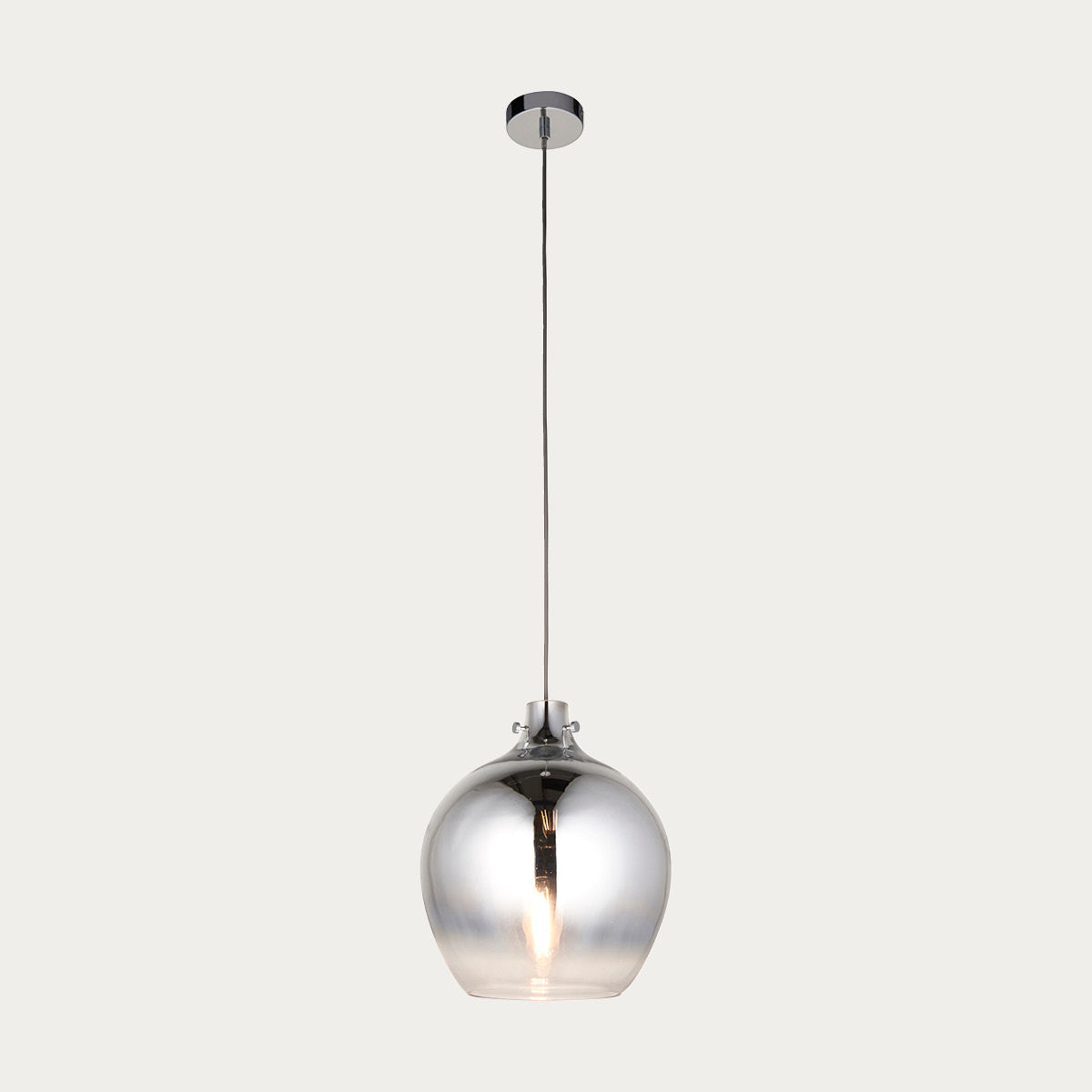 Zendaya Glass Pendant in Metallic Ombre