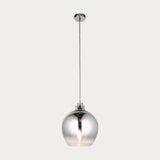 Zendaya Glass Pendant in Metallic Ombre