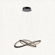Shar Swirl Pendant in Textured Black