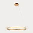 Ennie Ring Pendant in Satin Gold