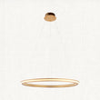 Ennie Ring Pendant in Satin Gold