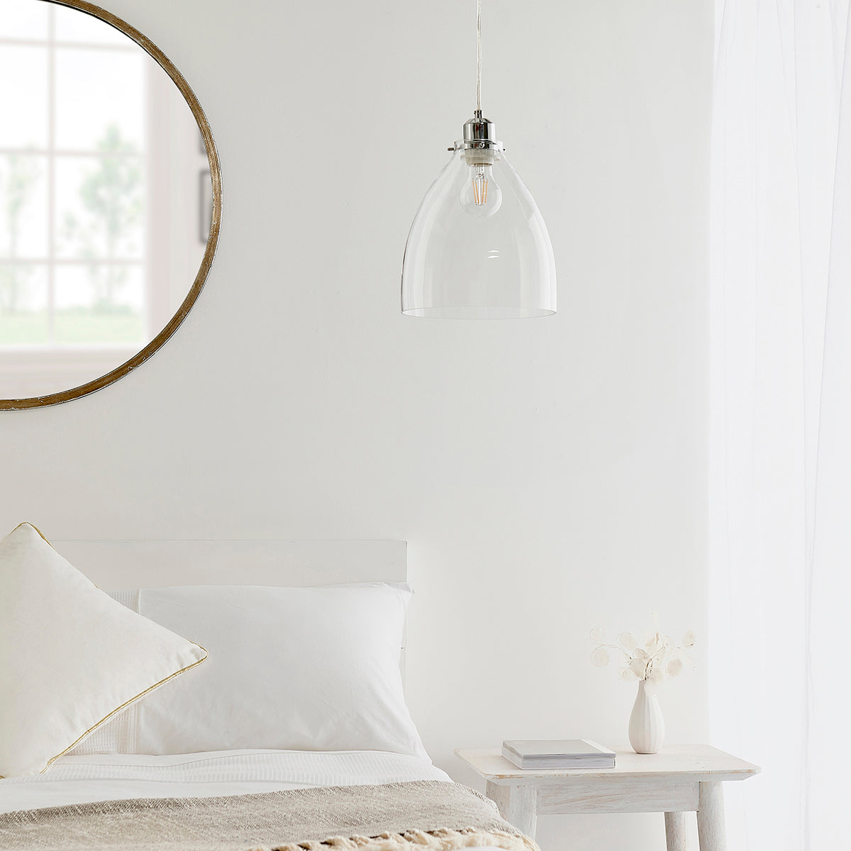 Clara Clear Glass Pendant Shade