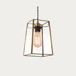 Balmoral Metal and Glass Pendant