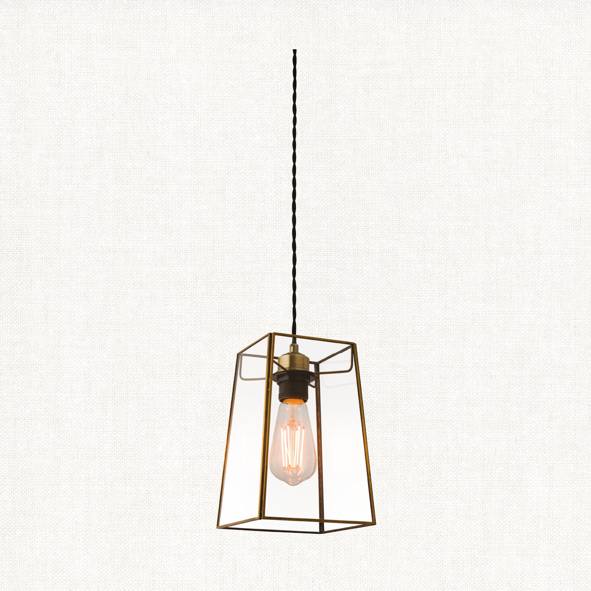 Balmoral Metal and Glass Pendant