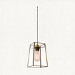 Balmoral Metal and Glass Pendant