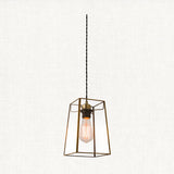 Balmoral Metal and Glass Pendant