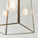 Balmoral Metal and Glass Pendant