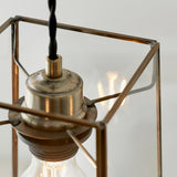 Balmoral Metal and Glass Pendant