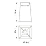 Balmoral Metal and Glass Pendant