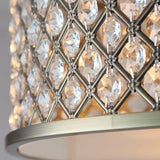 Arden Three Light Flush Light in Antique Brass