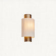 Isaac Wall Light in Hammered Bronze